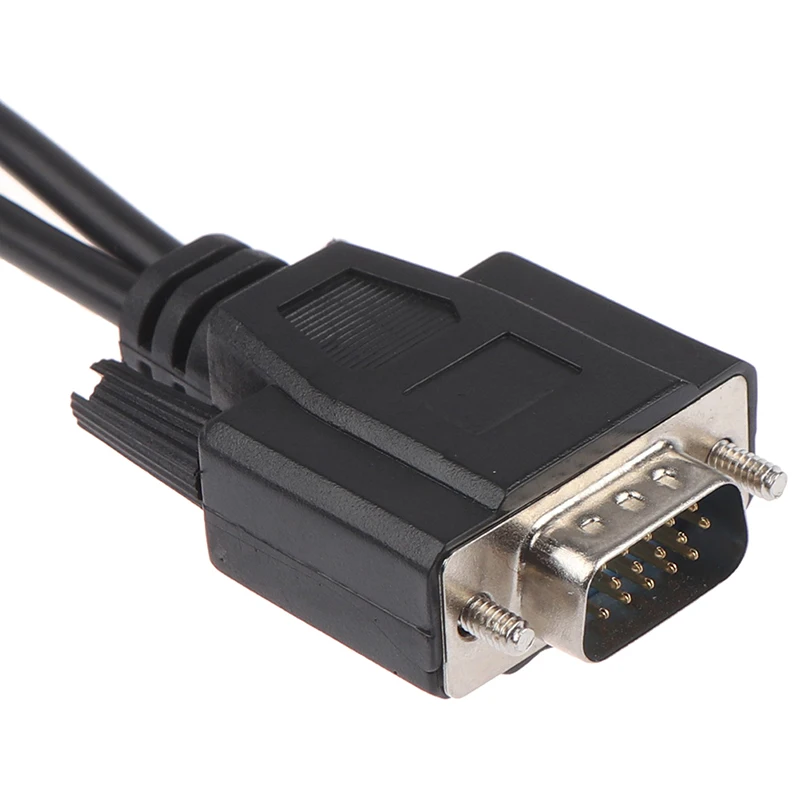 Cable de monitor de vídeo divisor adaptador hembra VGA macho de 15 pines a 2 Vga Svga