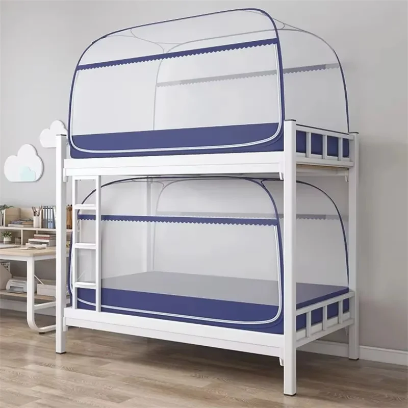 Student Dormitory Single Mosquito Net Free Installation Large Roof Mosquito Net Summer Universal Solid Color Mosquito Net