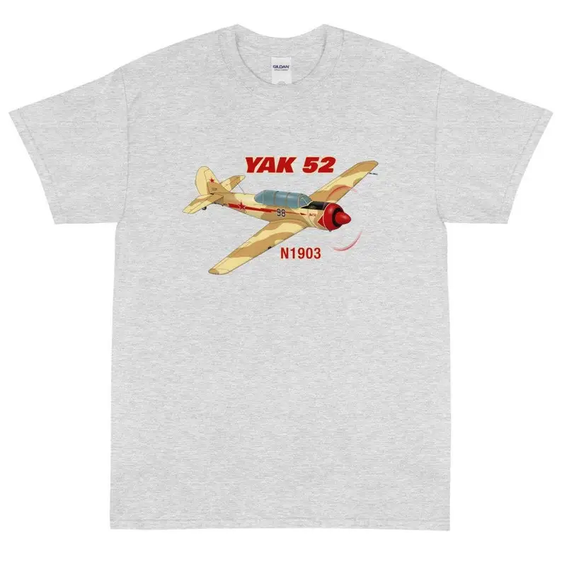 

Yakovlev Yak 52 Airplane T-Shirt Personalized w Your