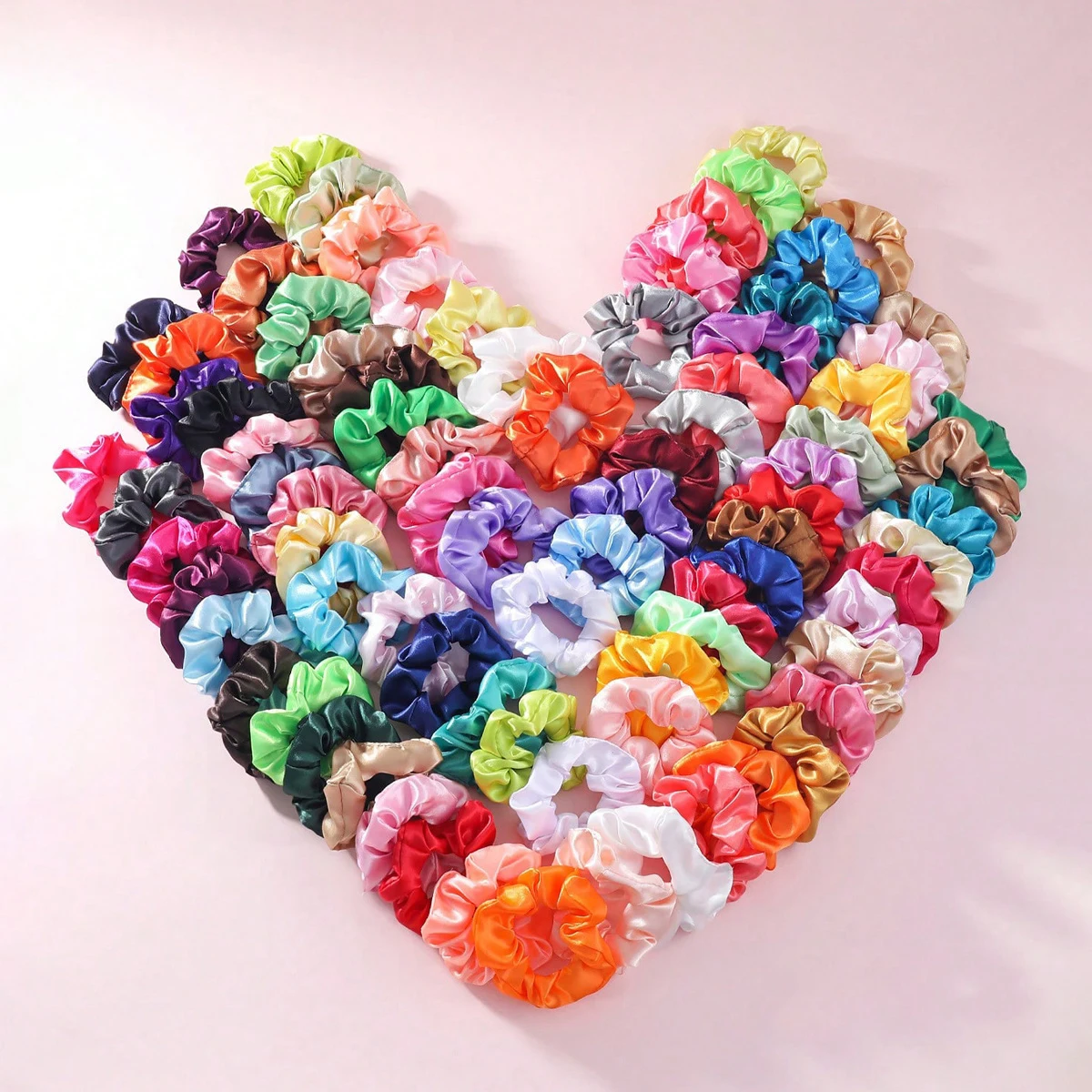 20/30/50/60/80/90/120/150 قطعة النساء موضة الساتان Scrunchies مرونة العلاقات الشعر سلس ذيل حصان العصابات الشعر فتاة إكسسوارات الشعر