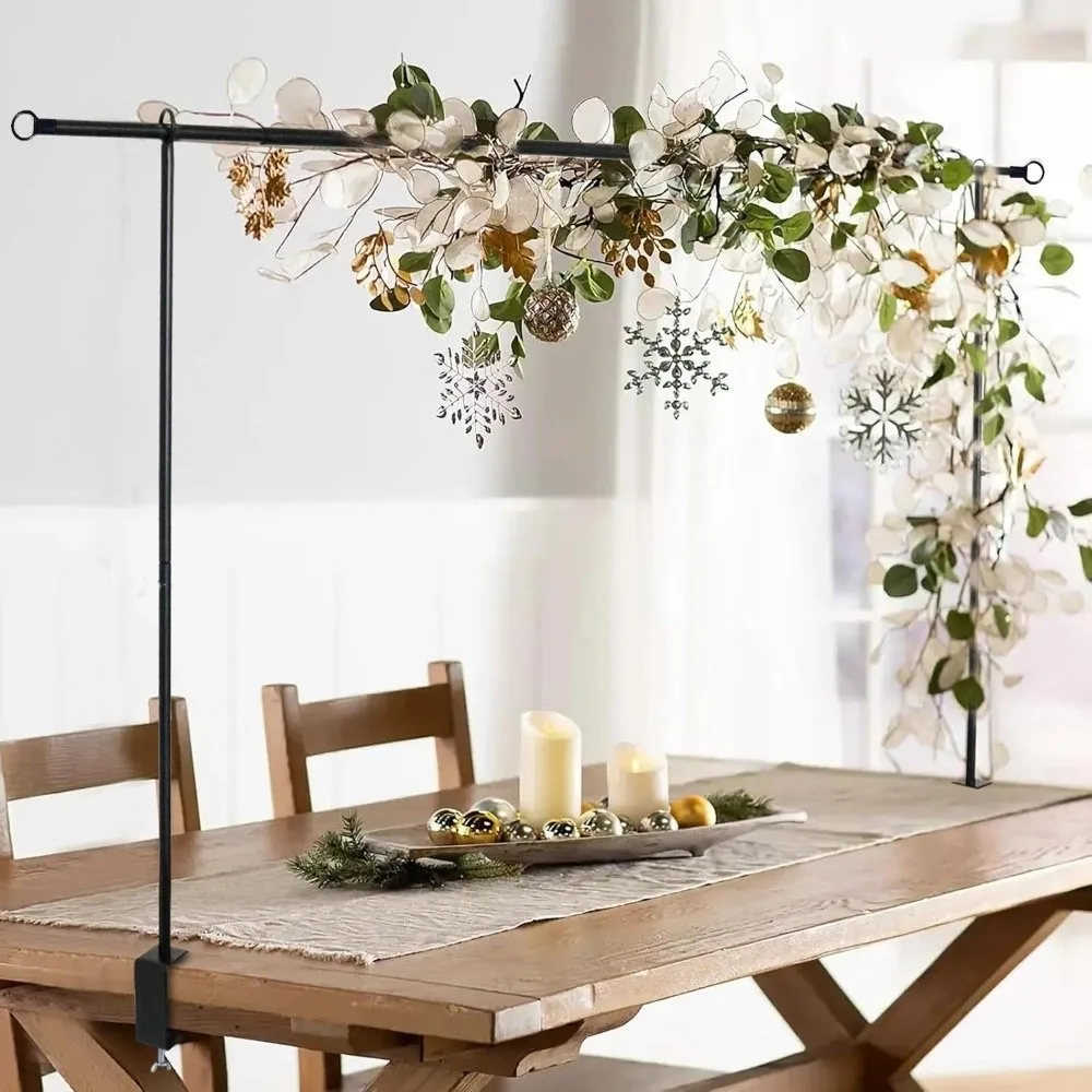 

with Clamps Over The Table Rod Stand Party Hanging Decor Adjustable Table Arch Stand Metal Tabletop Balloon Flower Arch Stand