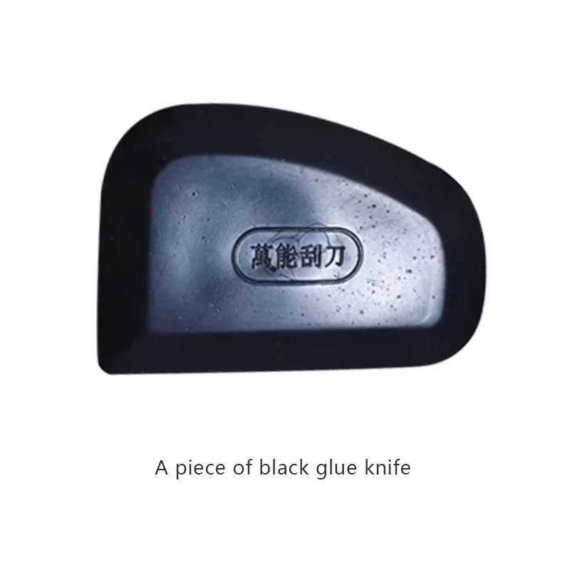 Auto Stopverf Schraper 7*10Cm Stopverf Mes Scratch Inspringen Reparatie Auto Body Repair Tool Rubber Materiaal