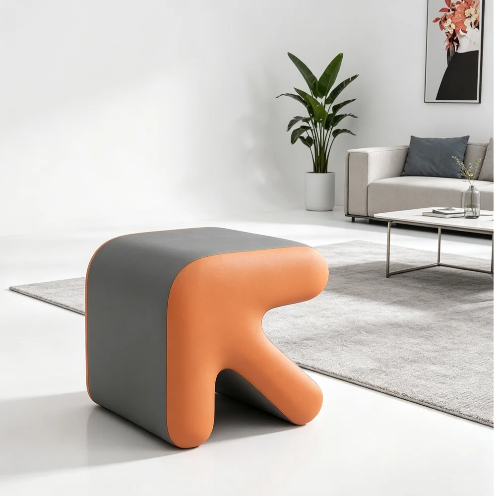 Home Stool, Shoe Changing Stool, Doorstep, Living Room, Sofa, Creative Low Stool, Nordic Fitting Room, Arrow Shaped Stool