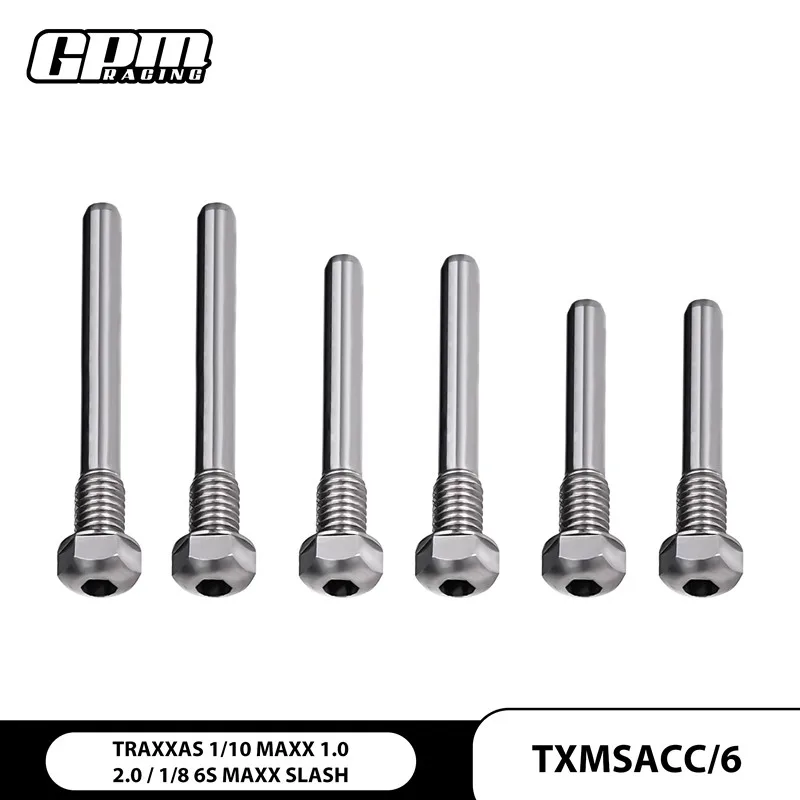 

GPM Stainless Steel Front/Rear Suspension Screw Pin 8940 For TRAXXAS 1/10 Maxx Maxx Slash