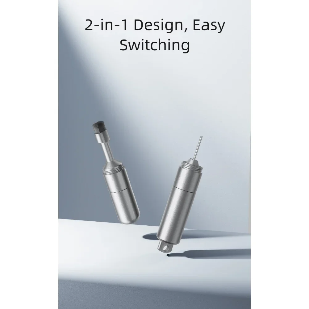 2pcs Portable SIM Card Eject Tool & Cleaning Brush Eject Pin Keychain Size SIM Card Tray Opener And Cleaner Phone Accessories