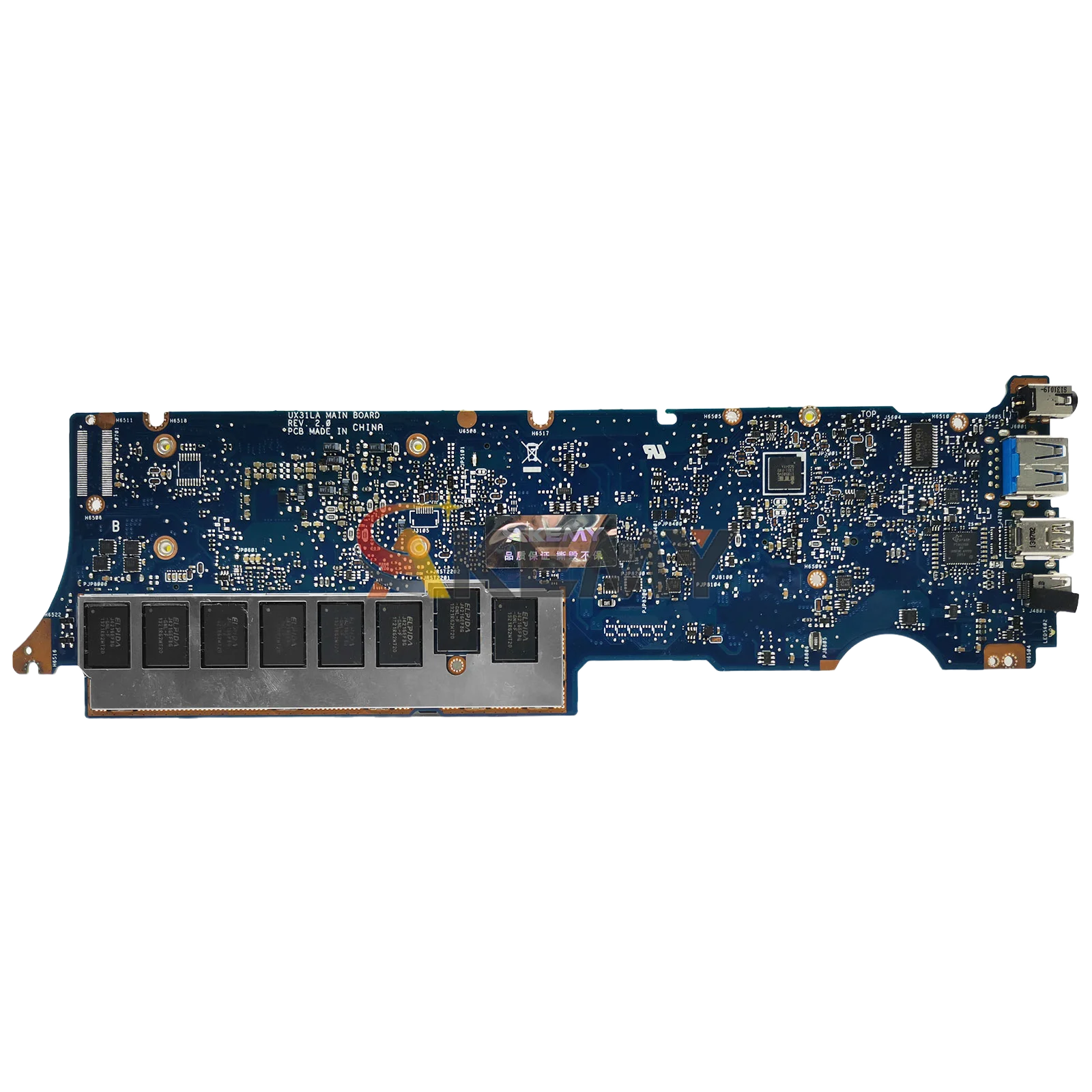 UX31LA carte mère d'ordinateur portable pour ASUS ZenBook UX31LA BX31LA UX31L carte mère pour ordinateur portable avec i3 i5 i7 CPU 100% tests OK expédition rapide