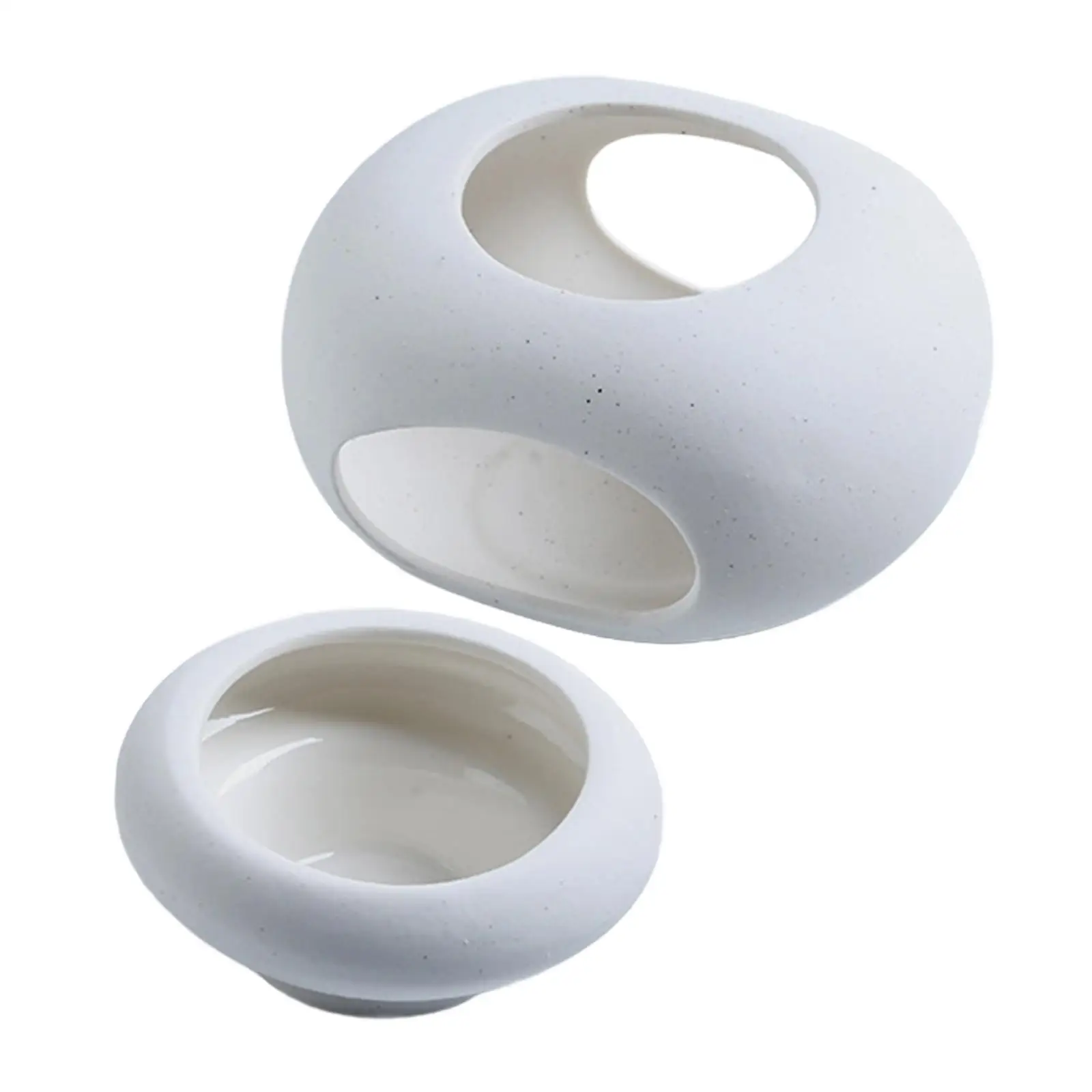 Essential Oil Burner Waxes Melt Burner Tabletop Essential Oil Warmer Decorative Tealight Candle Holder for Office