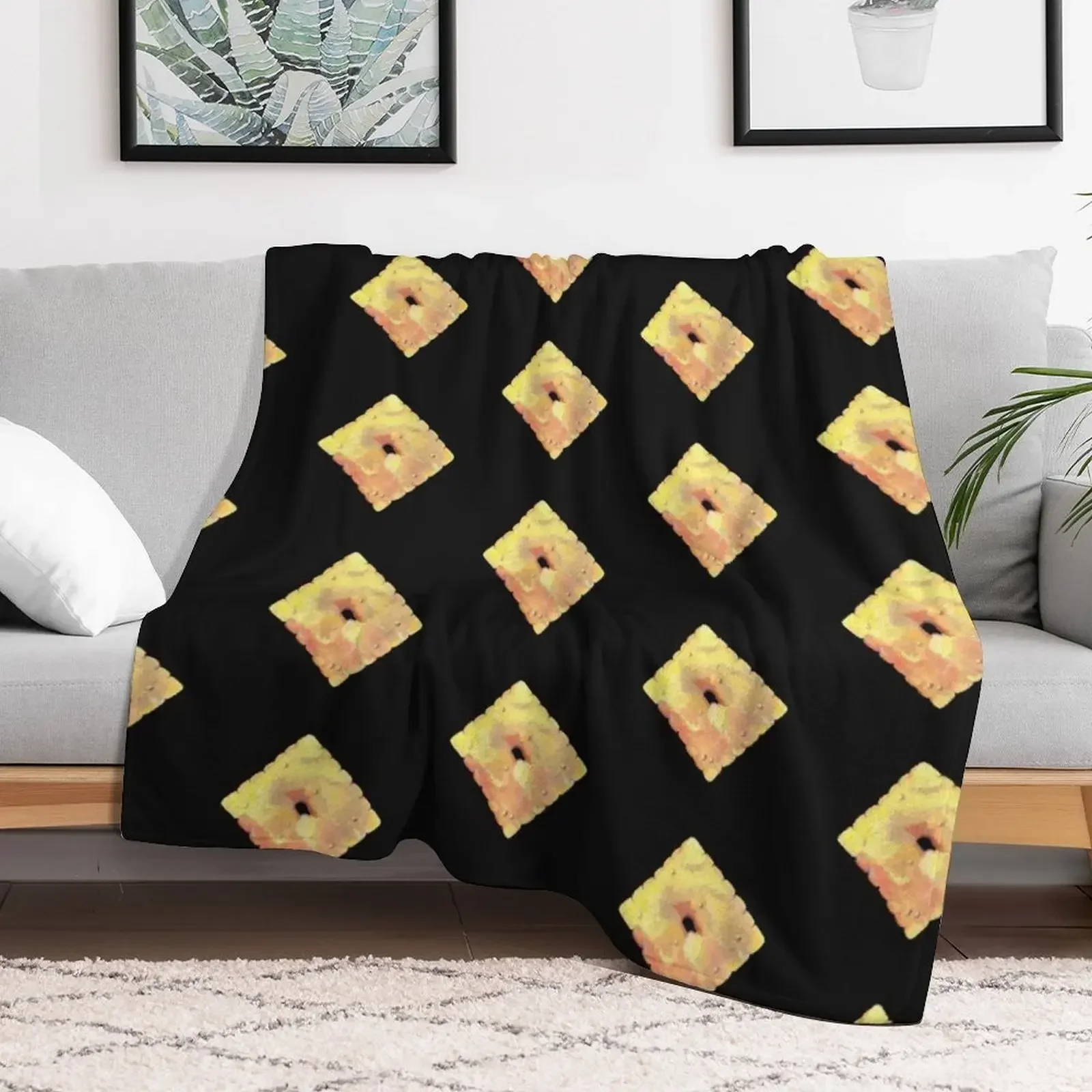 Cheez it Throw Blanket Warm Luxury St Designers Personalized Gift Blankets