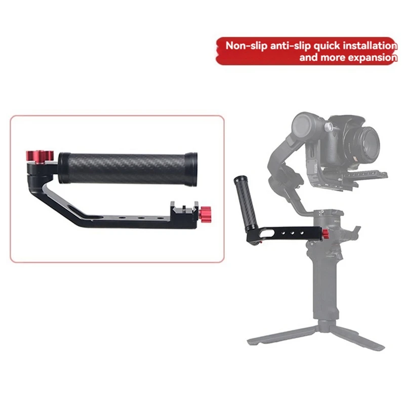 

Ручка камеры для DJI RC2/RS3, стабилизатор карданного подвеса, ручка горшка, складная боковая ручка из углеродного волокна