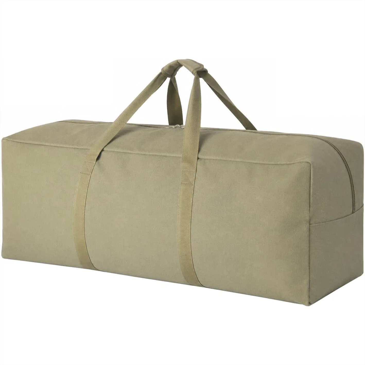 Extra Large Canvas Travel Duffle Bag Heavy Duty for Camping Sports Storage