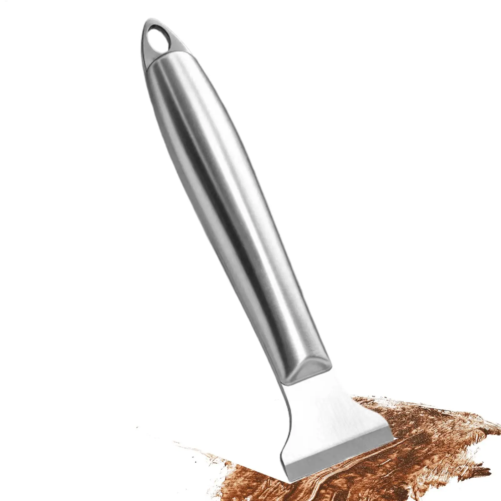 Fridge Ice Scraper 17.5cm Handheld Stainless Steel Spatula Refrigerator Frost Shovel for Kitchen Freezer Ice Defrosting
