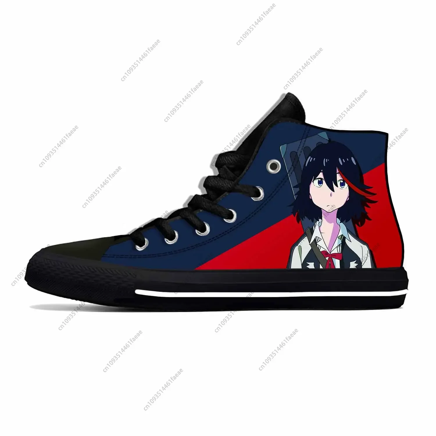 

Повседневная тканевая обувь с рисунком японского аниме Kill La Kill Matoi Ryuko, легкие дышащие мужские и женские кроссовки с высоким берцем