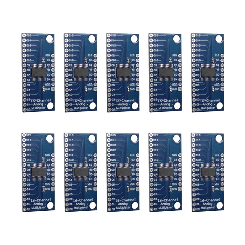 10 Pcs/Set CD74HC4067 High-Speed CMOS Analog Multiplexer Multifunction 16-Channel Analog Multiplexer