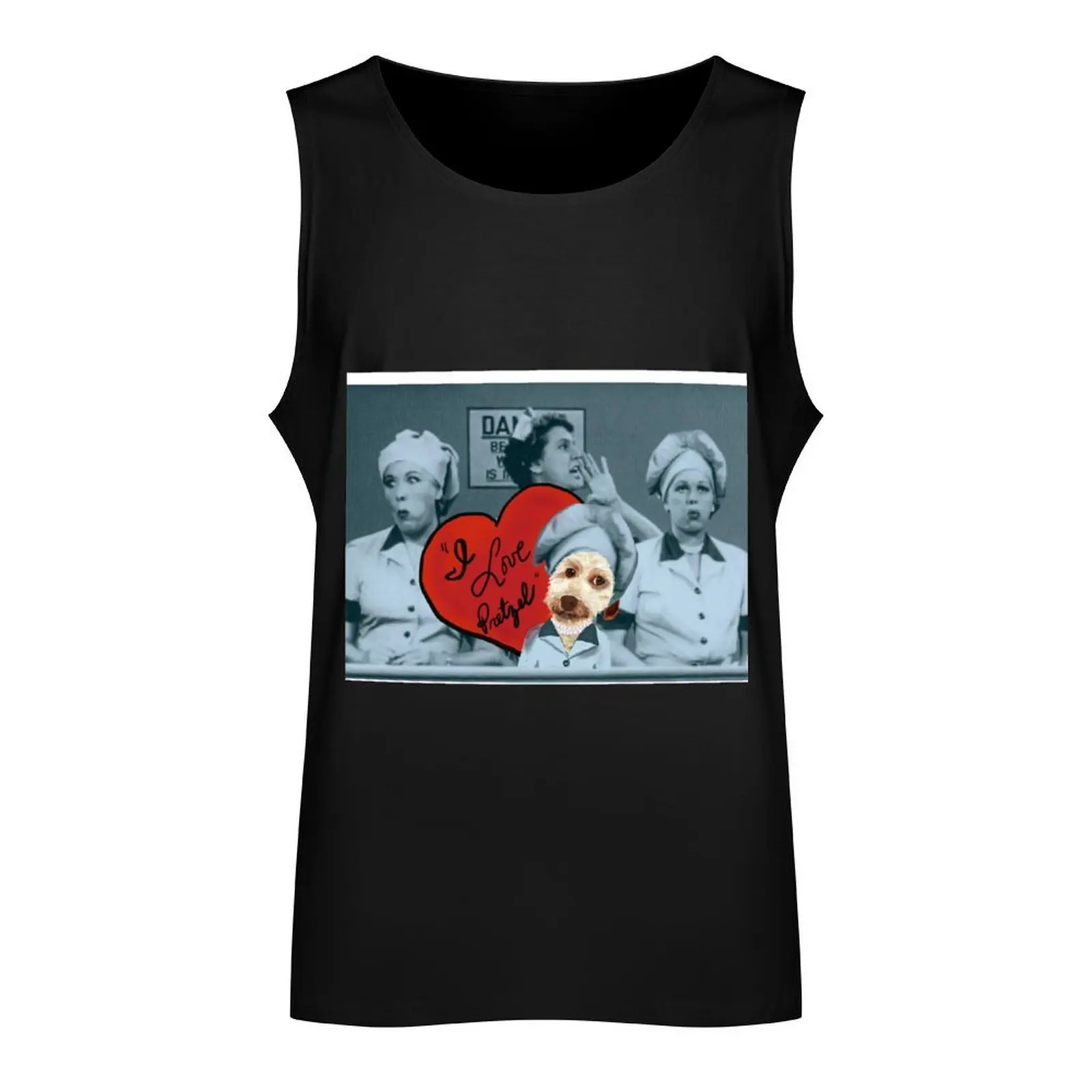 Pretzel Tank Top Man gym clothes vest for men anime gym