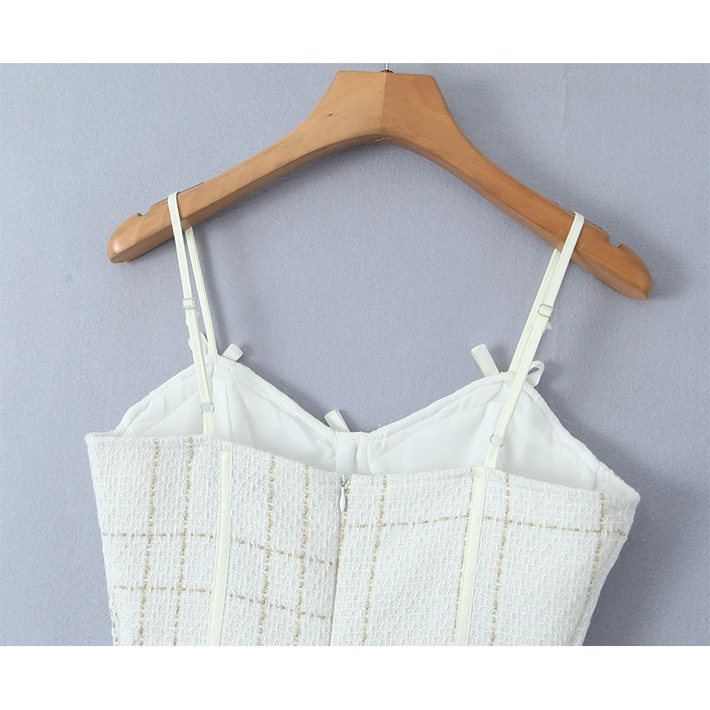 YENKYE-Robe corset en patchwork pour femmes, robe à bretelles avec nœud, belle fille, mince, ligne A, mini, élégante, sexy, robes douces, été, 2025