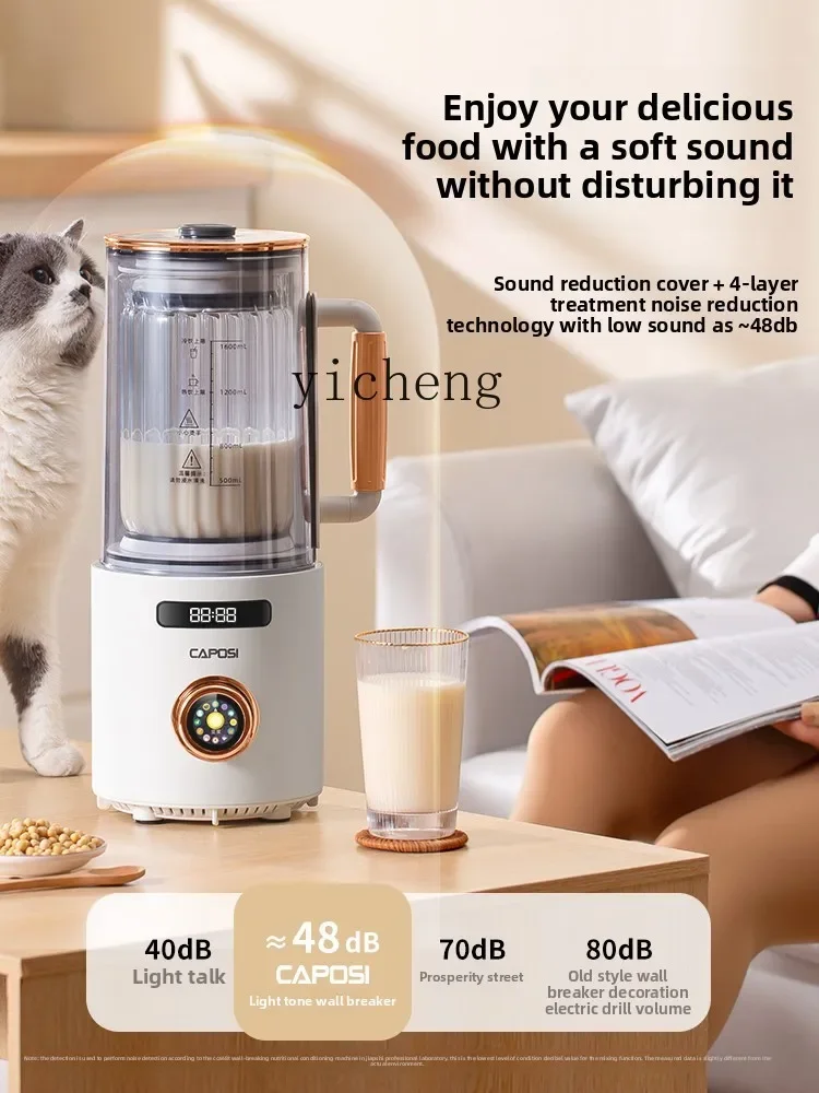 Mini Liquidificador e Processador de Alimentos Doméstico Automático para Leite de Soja - Novo Modelo Oficial Genuíno