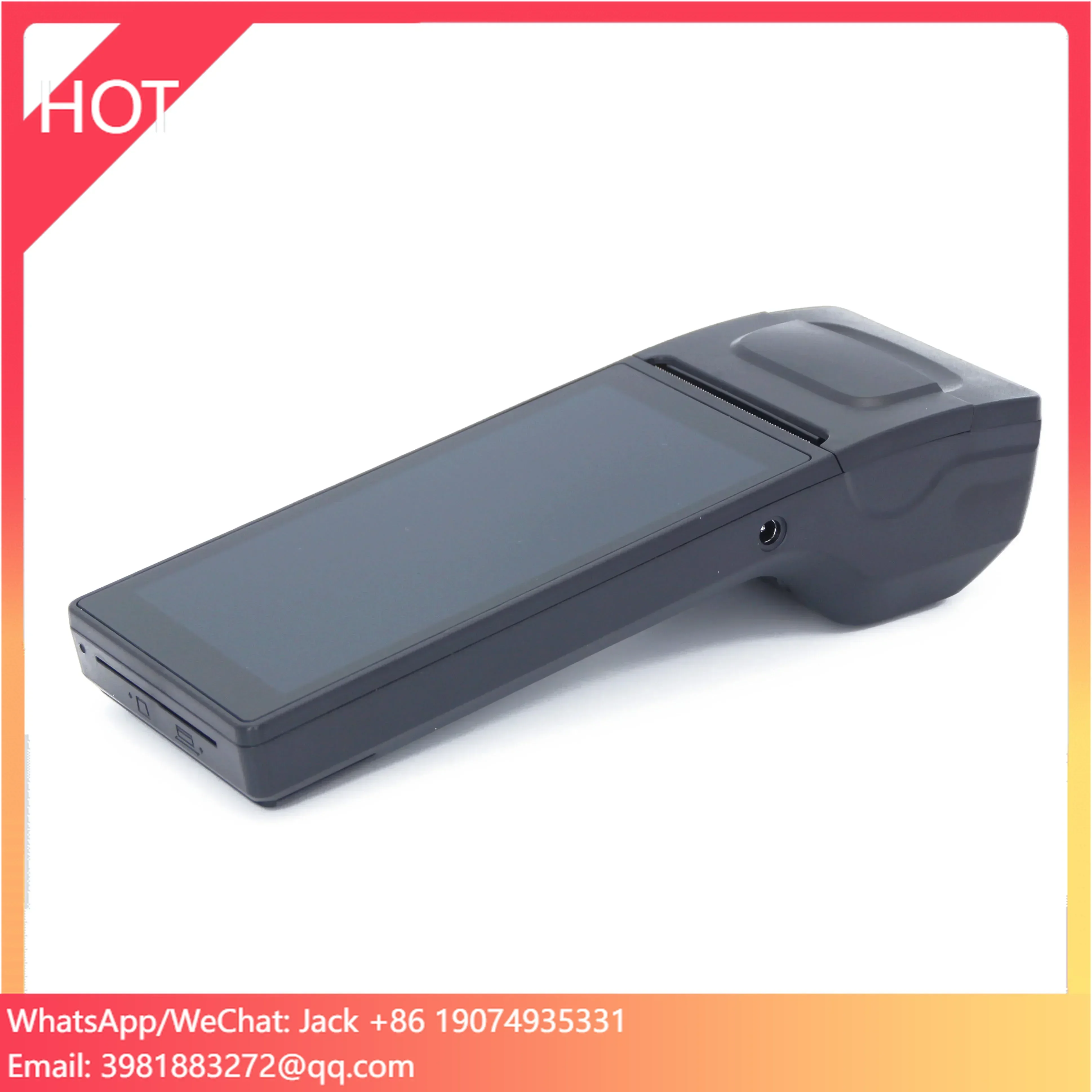 Free APP Handheld Touch Screen POS System Android POS With Printer Mobile Payment Tablet Terminal