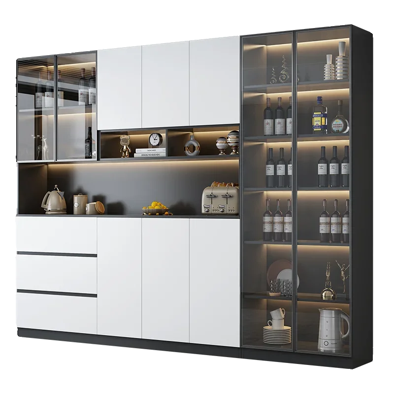 

Мини-бар, угловой шкаф для сувениров со стеклянной дверью, мебель для украшения вина, портативная барная станция, дизайн декора Drankkast