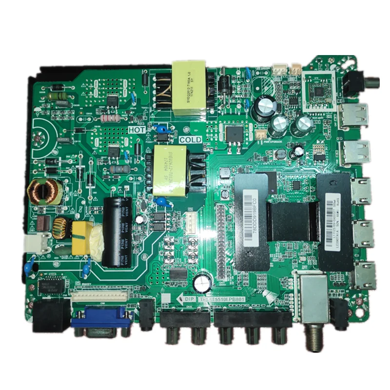 TP.MT5510I.PB801  4 core WiFi LED TV motherboard 1g+4G  for  RCA 1366X768   lc390ta1a 65w  500ma