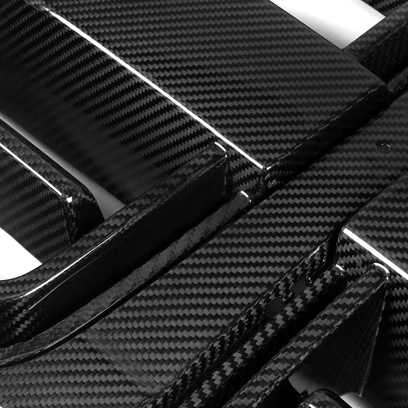 100% Dry Carbon Fiber Car Front Grill for G80 G81 G82 G83 M3 M4 2021+ SQ-V Style Without ACC Auto Parts  Front Bumper Grill