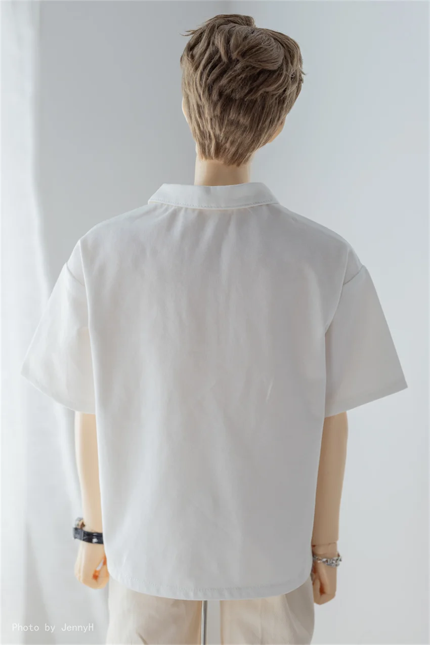 BJD Doll Clothes Men's Short Sleeve 1/3& Uncle Casual Top Short Sleeve bjd Doll Accessories