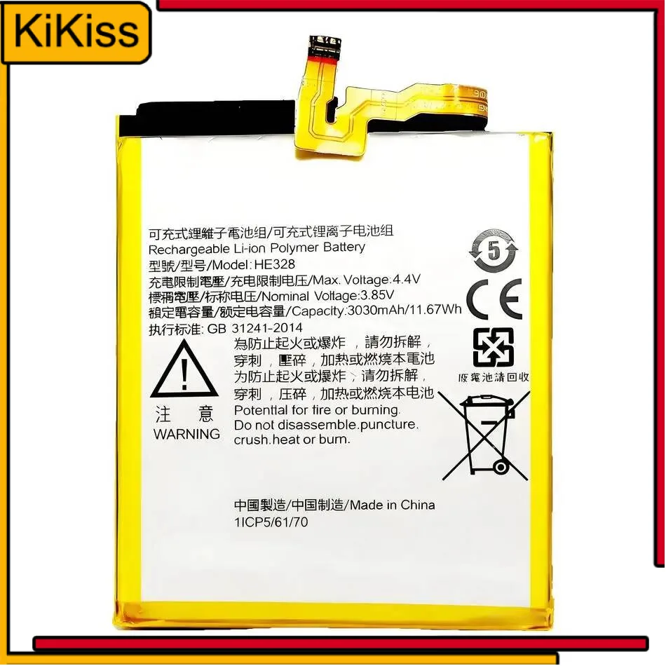 

Reliable Power Supply 3030Mah HE328 For Nokia 8 TA-1004 H 328 Mobile Phone Battery