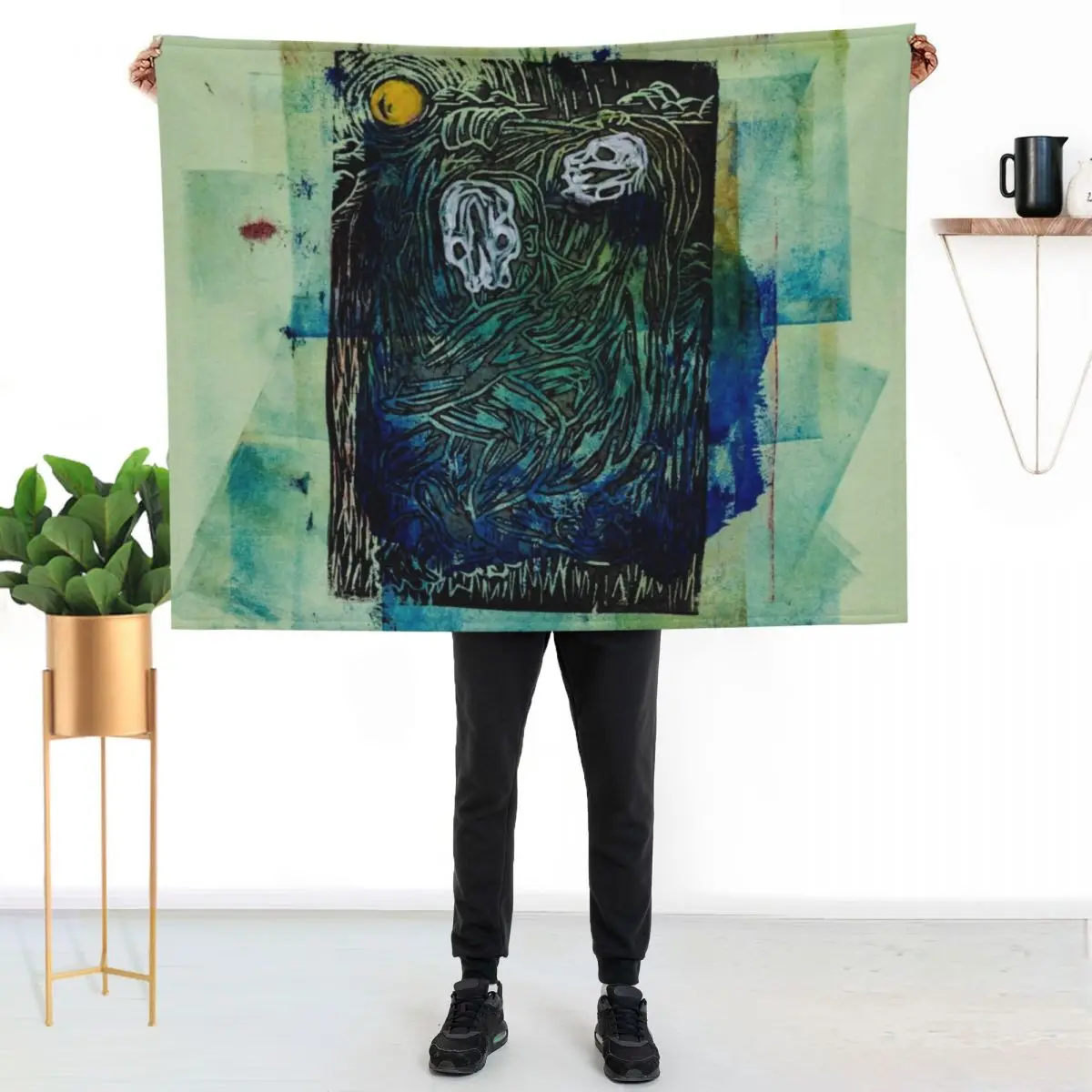 

A glitch of feelings Throw Blanket Air Conditioner Soft Blanket for Office Home
