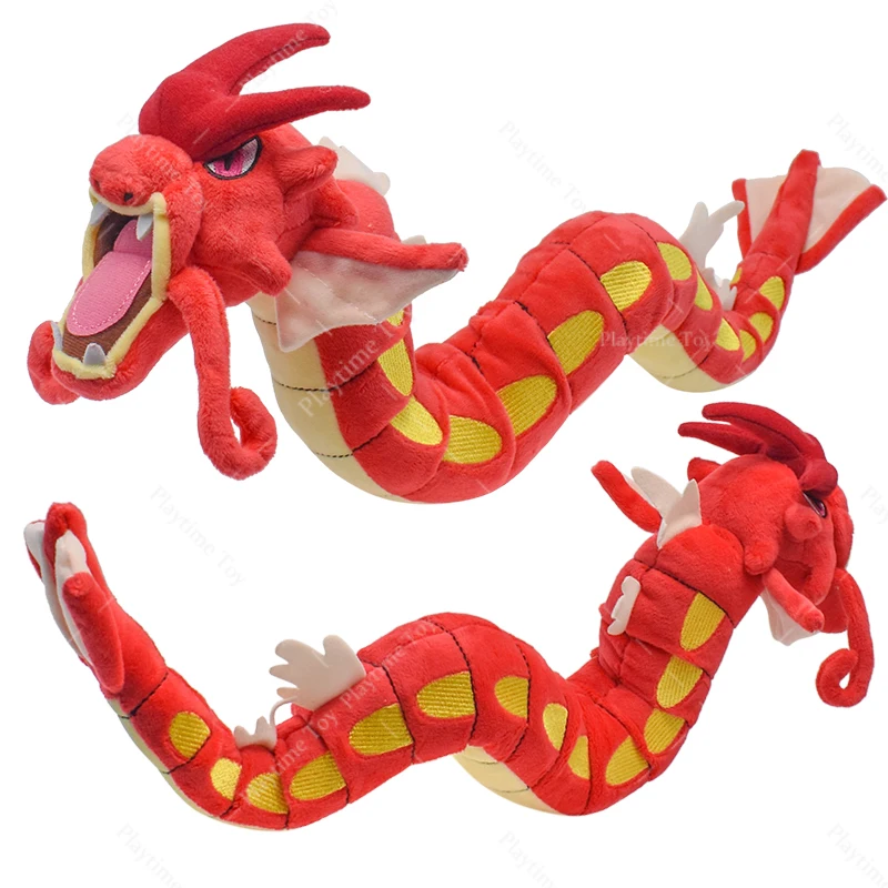 TAKARA TOMY Pokemon Cartoon Plush Toy Gyarados Rayquaza Sky Dragon Animal Stuffed Plush Dolls Birthday Gift