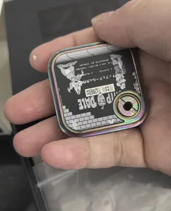 Restless EDC Titanium Squirrel Side Push EDC Stress Relieving Toy