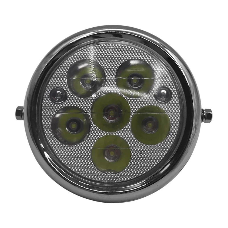 12V-80V 6 Beads LED Round Headlight 5 Inch  Circular Lamp for Citycoco Electric Scooter Accessories