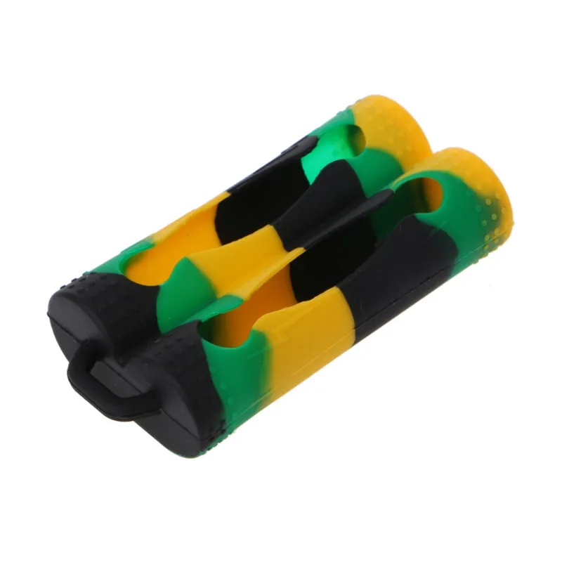Mini Soft Silicone Case Protective Skin Cover Storage Bag For 2x 18650 Battery - L060 New hot