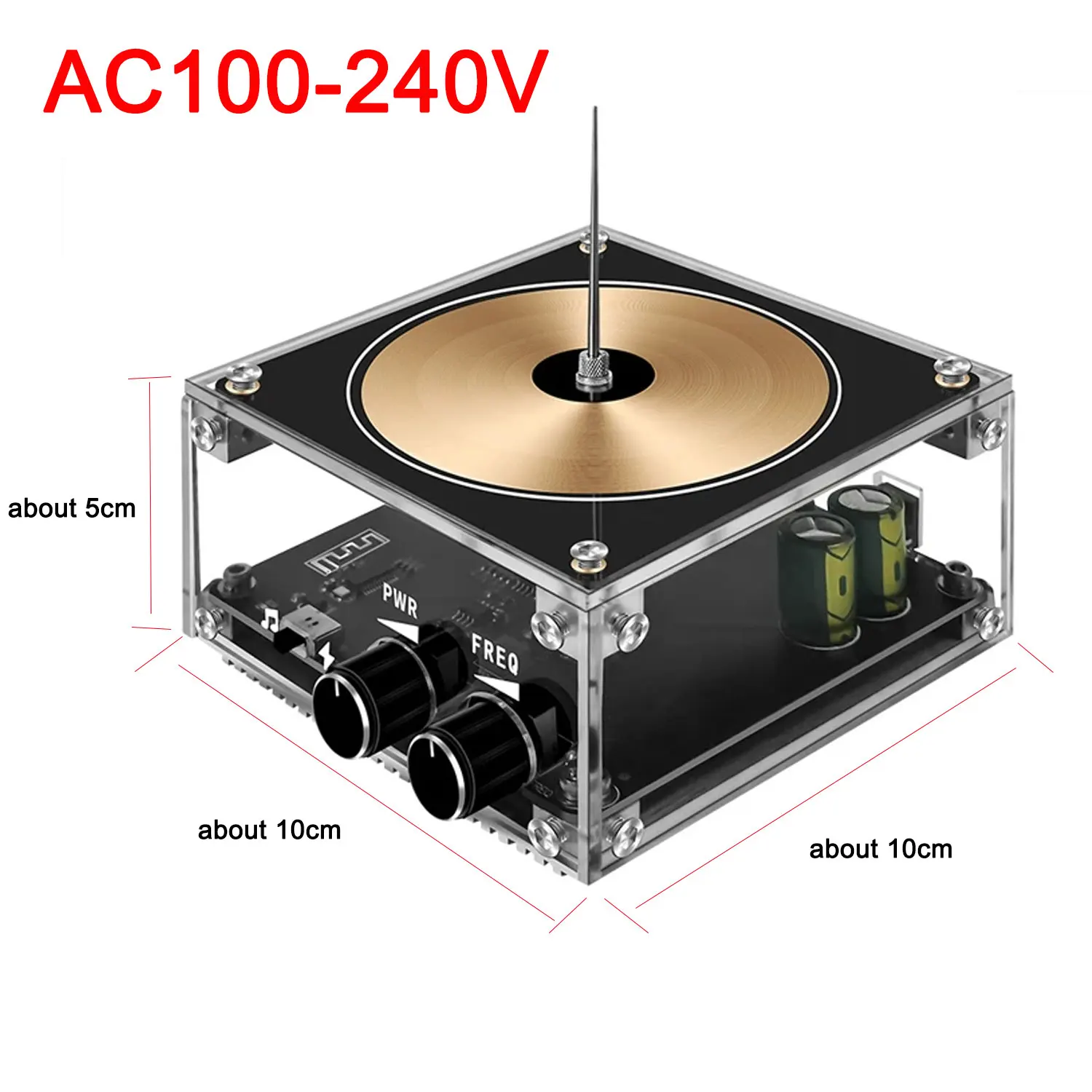 Bluetooth Music Tesla Coil Arc Plasma Loudspeaker Wireless Transmission Experiment Desktop Toy Model SSTC SS02 image 6