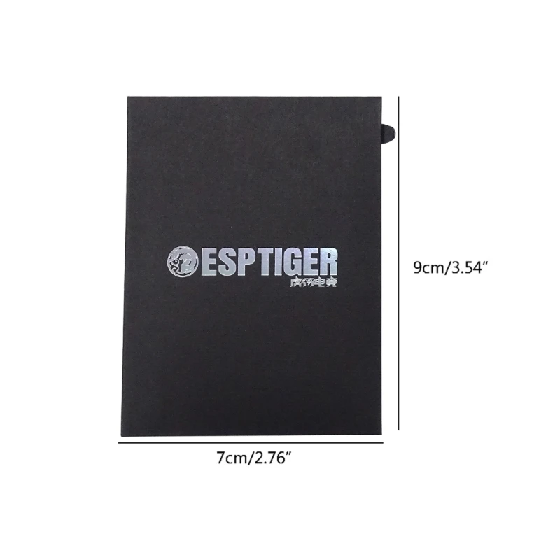 Esportstiger 마우스 스케이트 아이스 버전 DIY 범용 도트 마우스 피트 패드, 흰색 글라이드, 둥근 모서리