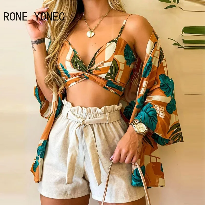 Women Casual Sexy Cami Mesh Bowknot Neck Leaf Pattern Batwing Sleeves Two Pieces Sweet sexy Tops