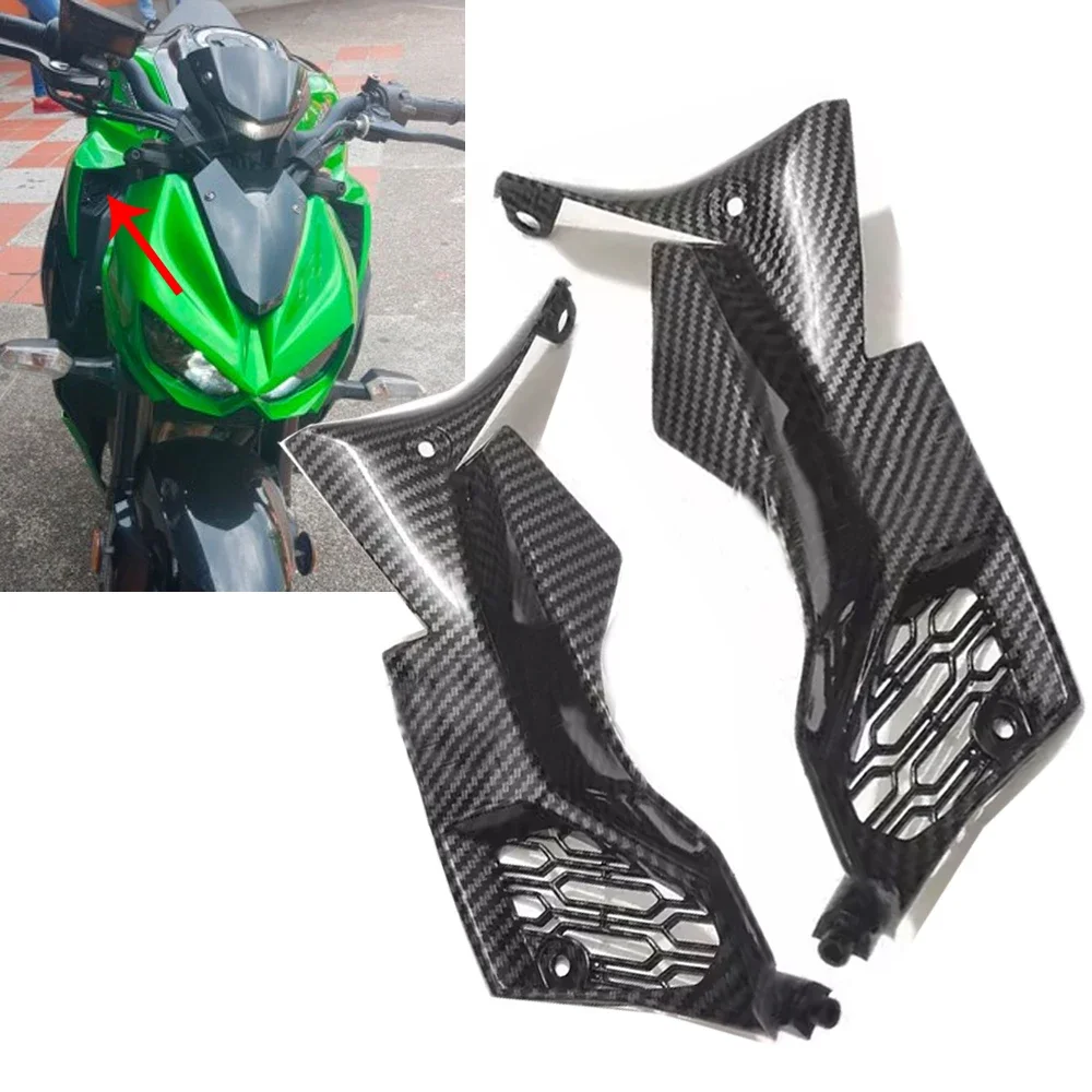 Z1000 Side Inner Cover Cowl Front Upper Filter Panel Air Mesh Fairing for Kawasaki Z 1000 R 2021 2020 2019 18 17 16 15 14 Carbon