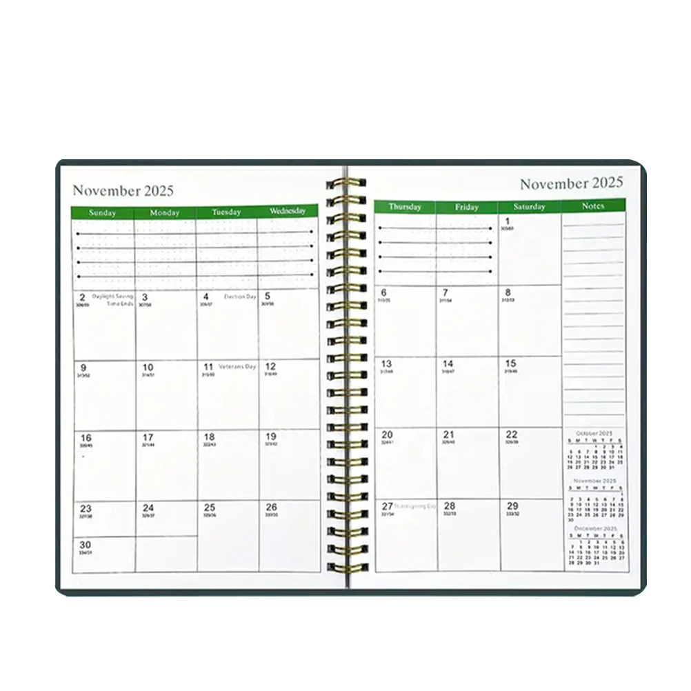 

1pc Monthly Planner Daily Notebook Longterm Academic Planning Smooth Writing Binding Professional Tracking Monthly Pages
