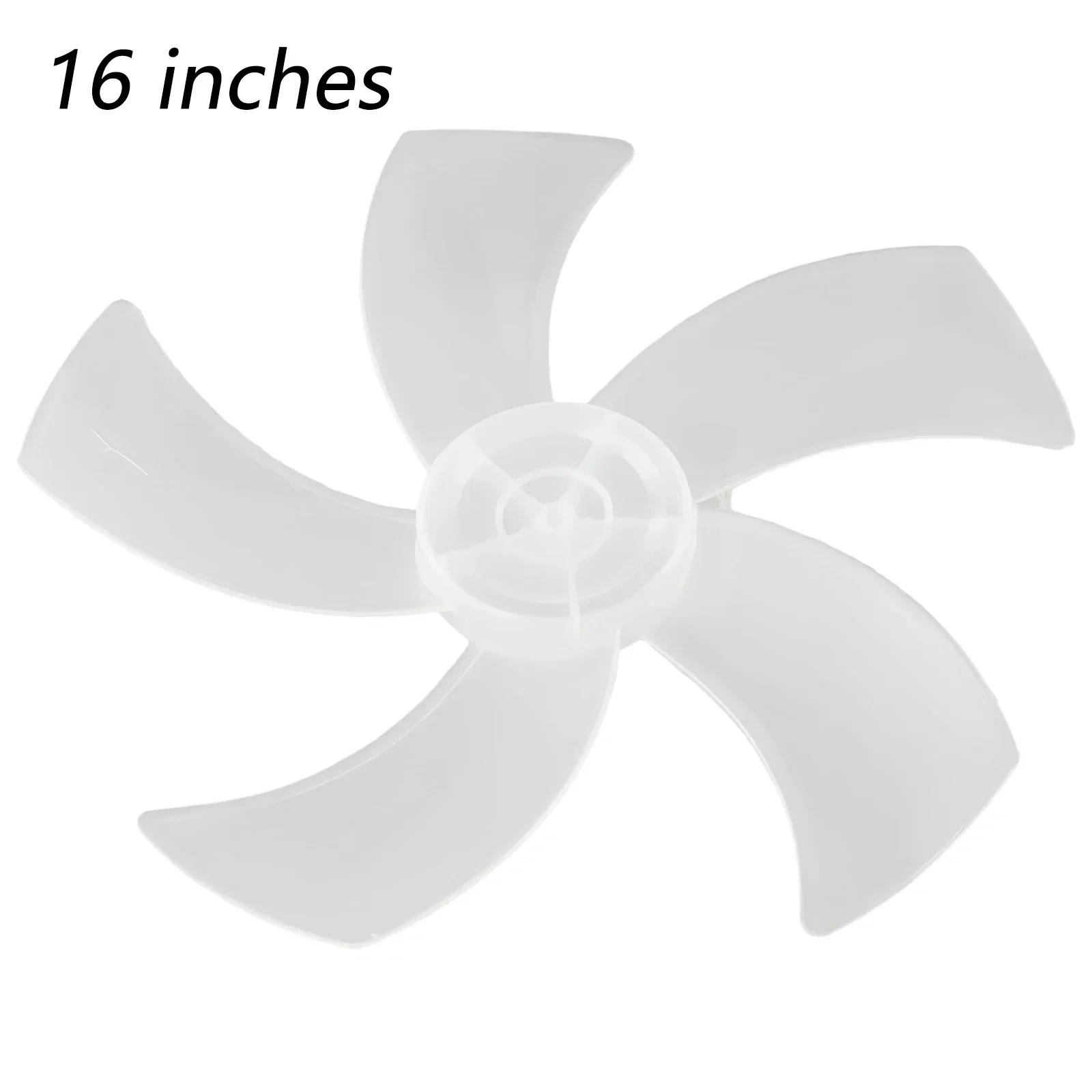 16 Inch Household Plastic Fan Blade Five Leaves With Nut Cover For Pedestal Floor Mounted Fan Blades Home Improvement