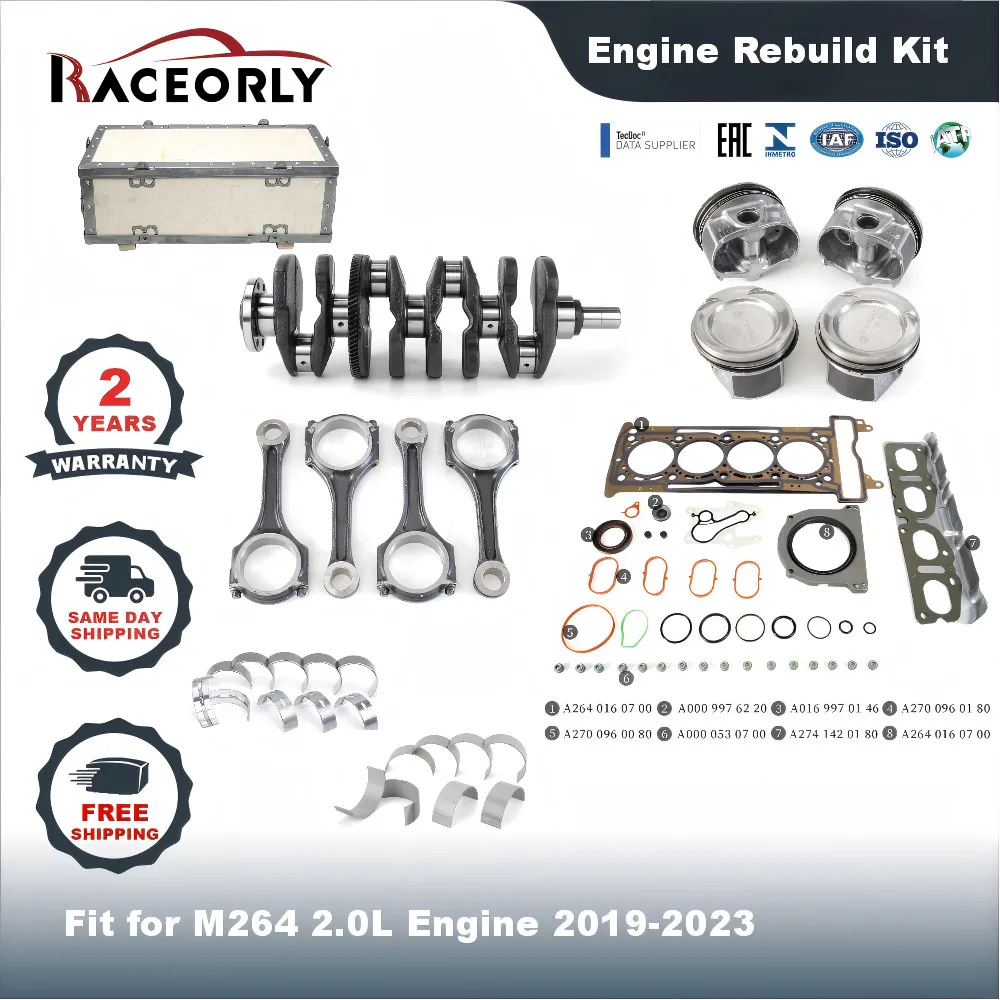 

RACEORLY M264 2.0L Engine Rebuild Kit Crankshaft For Mercedes C300 W205