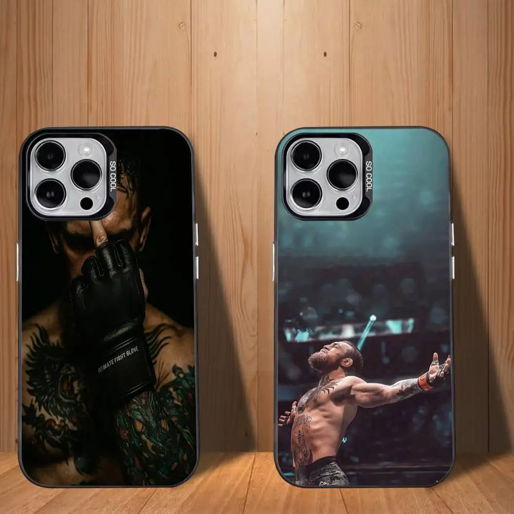 

Conor M-McGregorS COOL Phone Case For iPhone 17,16,15,14,13,12,11,Mini,Pro,SE,MAX White Matte Shockproof Cover