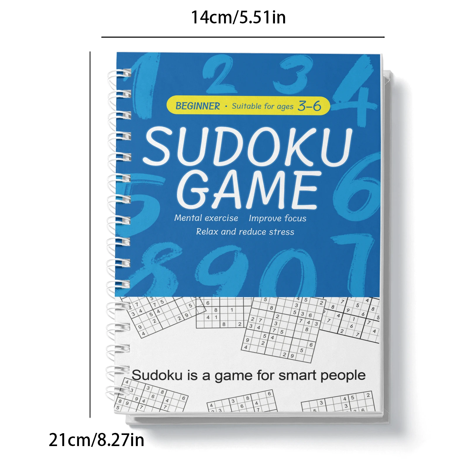 Fun & Educational Kids Sudoku Puzzle Book: Easy to Hard Levels for Children's Brain Training and Logic Skills Development