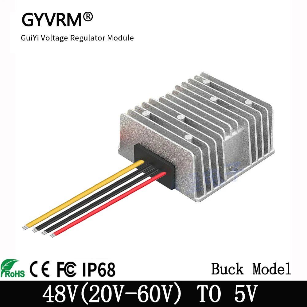 

24V 36V 48V to 5V 1A-25A step-down model 8-60V to 5V 125W automotive and marine LED step-down converter 48V converter to 5V