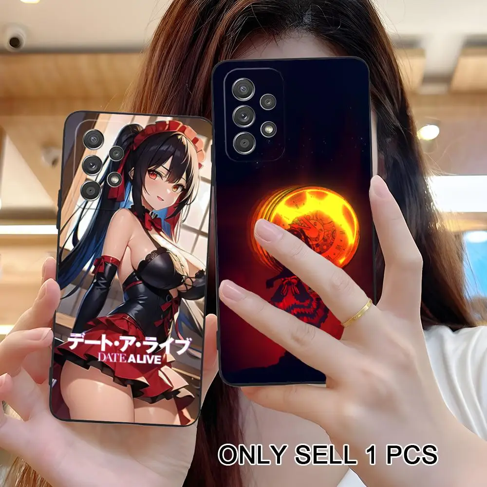 Date a Live Kurumi Tokisaki Phone Case for Samsung Galaxy A26 25 24 23 22 21 17 16 15 14 13 12 11 5G Soft TPU Shockproof Cover