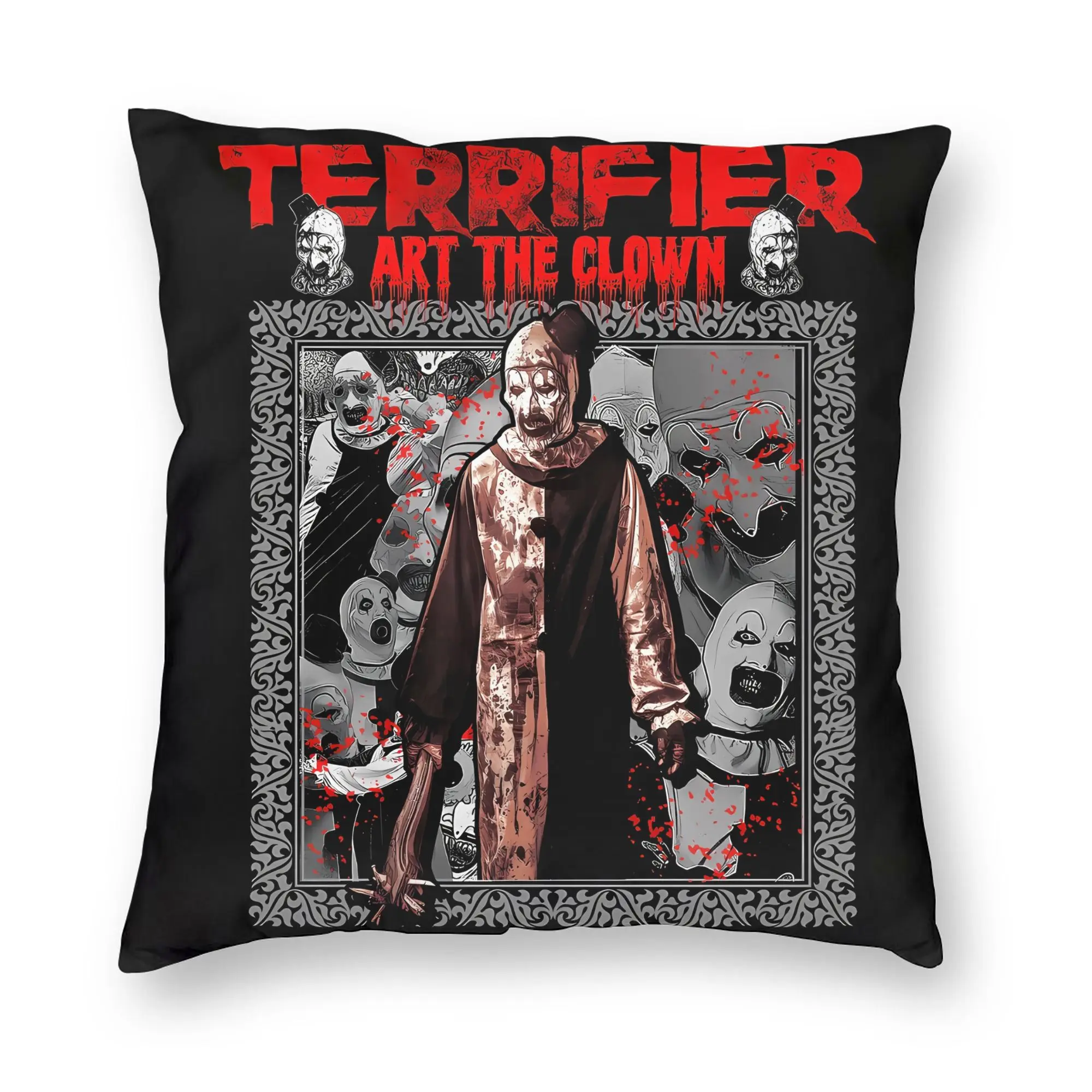 Pillow Case Terrifier Movie Comfy  Pillow Cover For Wedding Party Home Decor Morden Pillowcases