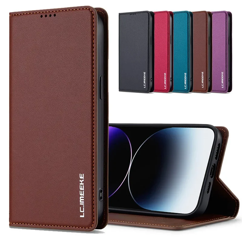 Luxus ultra dünne Flip Ledertasche für iPhone 16 15 14 13 12 11 Pro Max Brieftasche Abdeckung für iPhone x xr xs max 7 8 plus se Abdeckung
