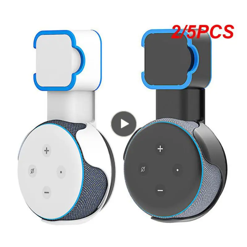 

2/5PCS For Alexa Echo Dot 3rd Speaker Wall Mount Holder Stand Hanger Generation Indoor Sound Box Case With Screwless Cable