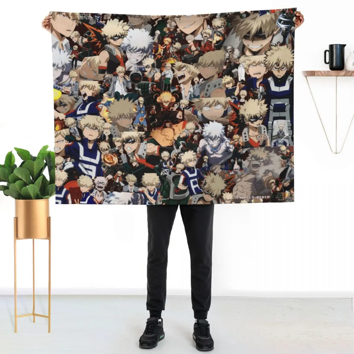 do you truly love bakugou katsuki Throw Blanket Single Multi-Purpose Retros christmas decoration bed plaid Blankets