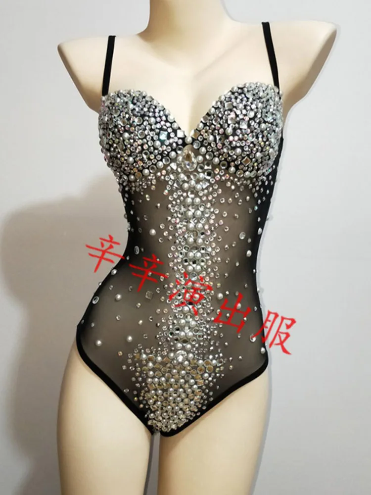 High Quality Hot Bead Sexy Suspender Wrapped Chest Jumpsuit 2024 New Fashion Custom Women'S Clothing