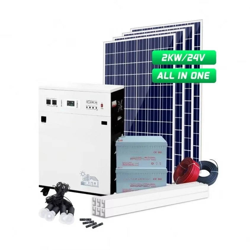 2KW Portable Bess Solar Battery Energy Storage System 2000W Grid Solar Kit for Home & Business MPPT Controller Type