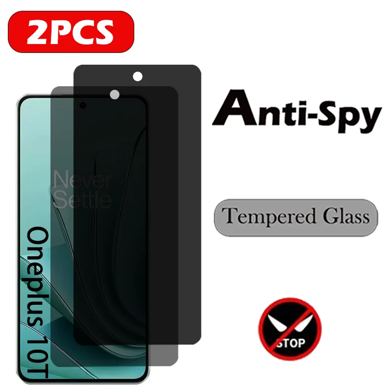 2PC Privacy Protection Glass For OnePlus 10T 10R 9 9R 9RT Ace Anti Spy Screen Protector For Oneplus Nord 3 2 2T CE CE3 Lite