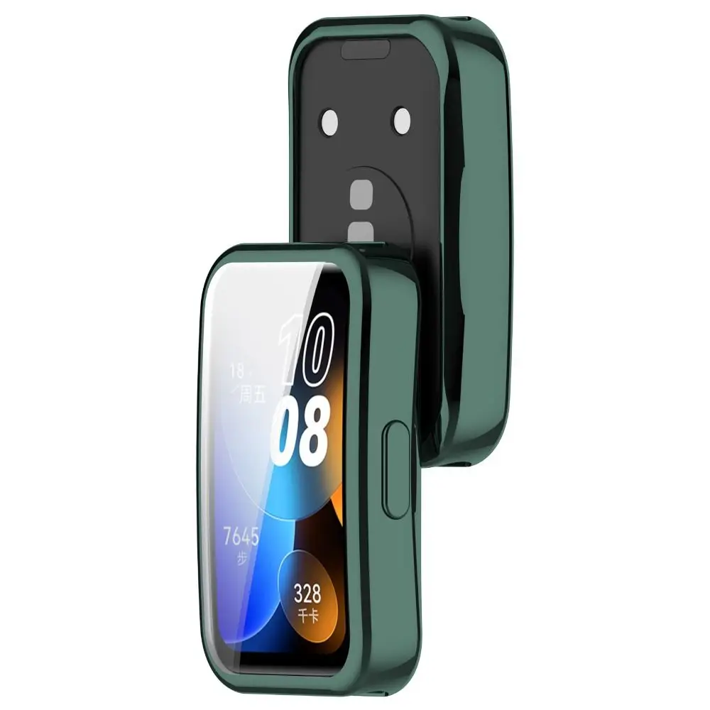 New TPU Protective Cover Full Cover Anti-Scratch Screen Protector Smart Watch Accessories Case Shell for Huawei Band 9 8